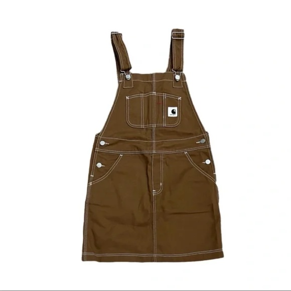Carhartt Dresses & Skirts - Carhartt Wip W Bib Skirt Brown Women's Size XS Rare